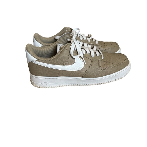 Nike Air Force 1 '07 AN23 Khaki Tan Sneakers, Men's Size